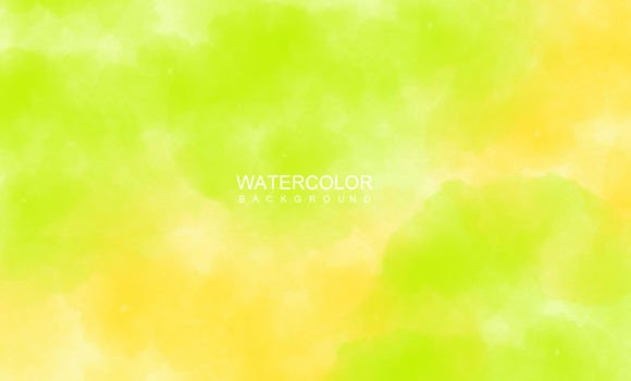 Download Yellow Green Watercolor Background - Premium Resources