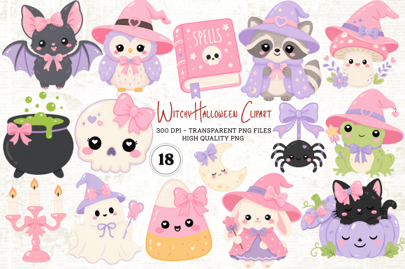 Download Witchy Halloween Clipart PNG - Halloween clipart png Collection