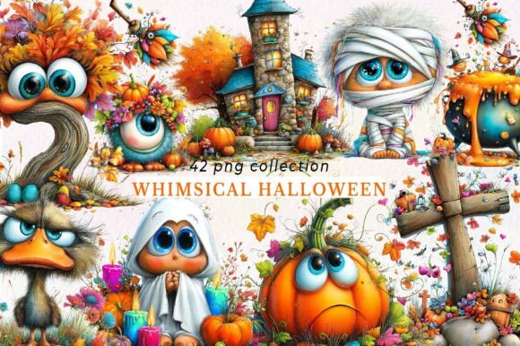 Download Whimsical Halloween Clipart PNG - Halloween clipart png Collection