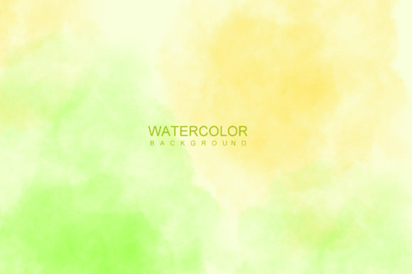 Download Yellow Green Watercolor Background - Premium Resources