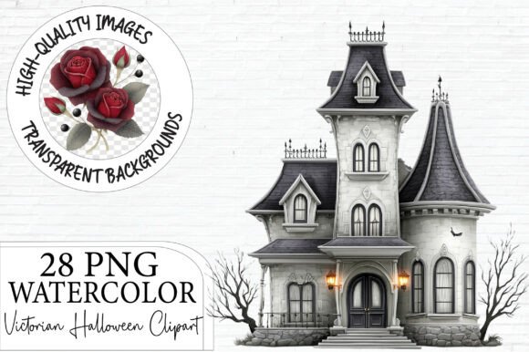 Download Victorian Halloween Clipart PNG Bundle - Halloween clipart png Collection