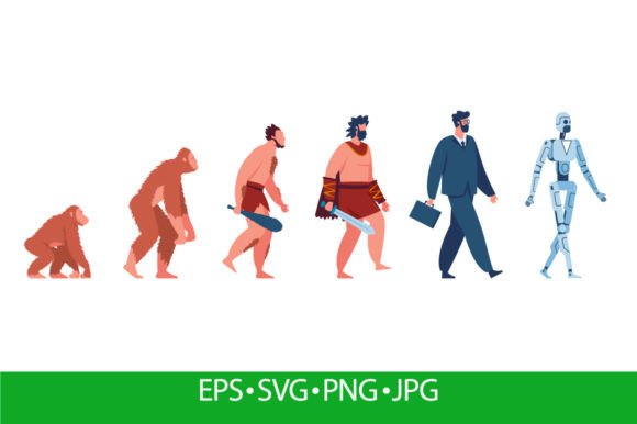 Download Human Evolution, Monkey, Caveman - Evolution Collection